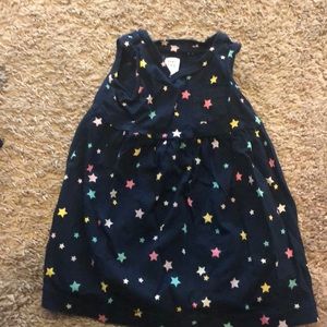 Navy girls dress with stars